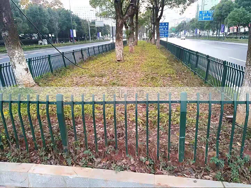湖南省长沙县星沙大道绿化带护栏项目